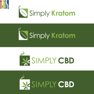 Logo A --Simply Kratom LOGO B -SIMPLY CBD  | Logo Design by Iris 3