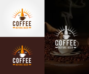 Coffee before beer | Logo Design by sushsharma99