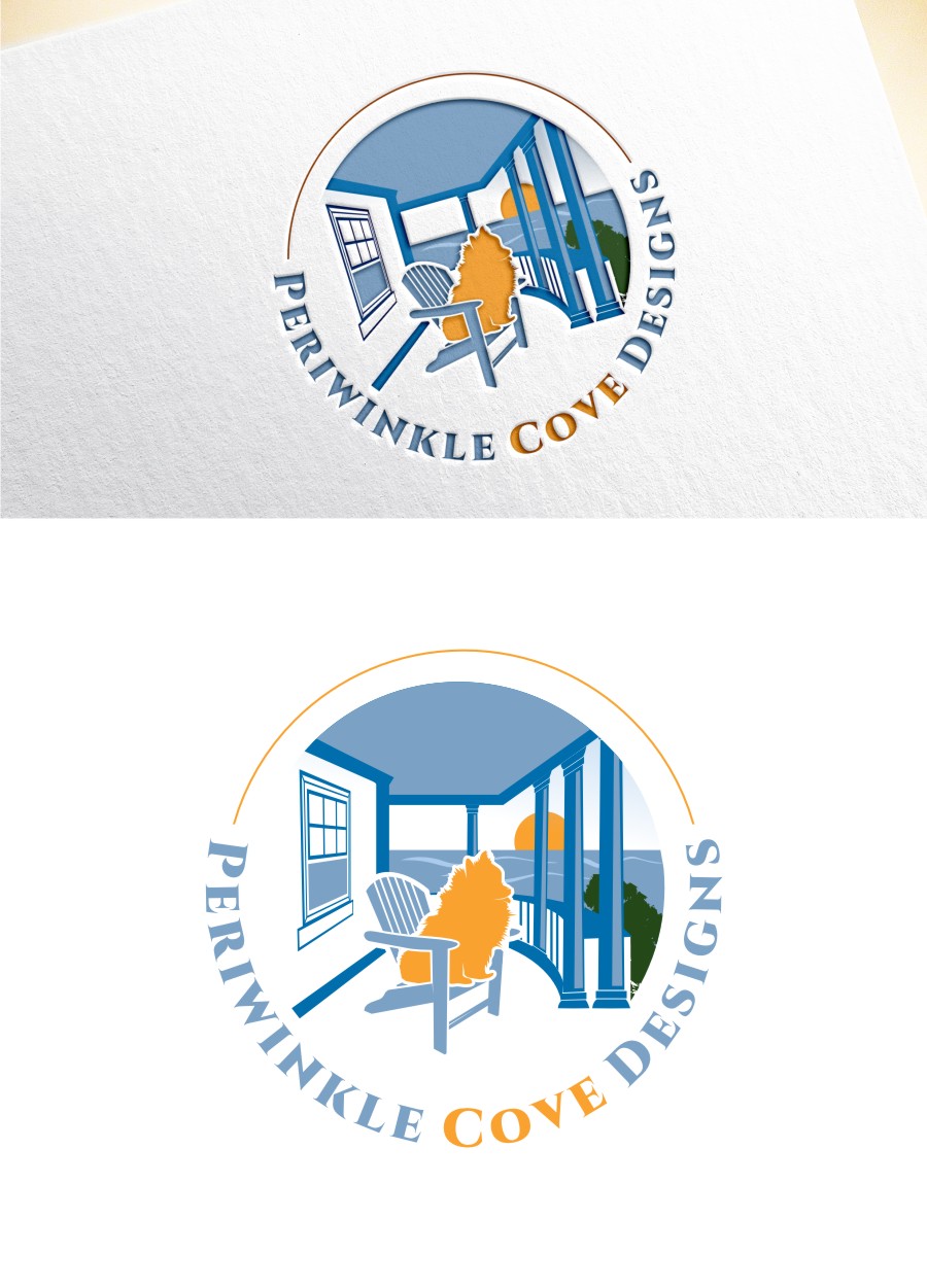Logo Design by Soul Light for Periwinkle Cove Designs | Design #21601836