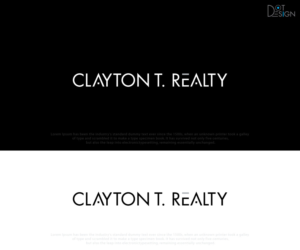 Clayton T. Realty | Logo Design by Dot Design 3