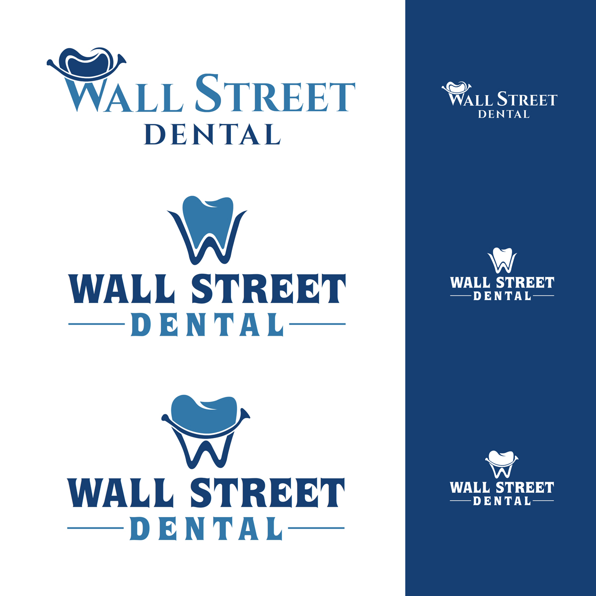 Logo Design by protikrdesigner for Wall Street Dental P.C. | Design #21613322