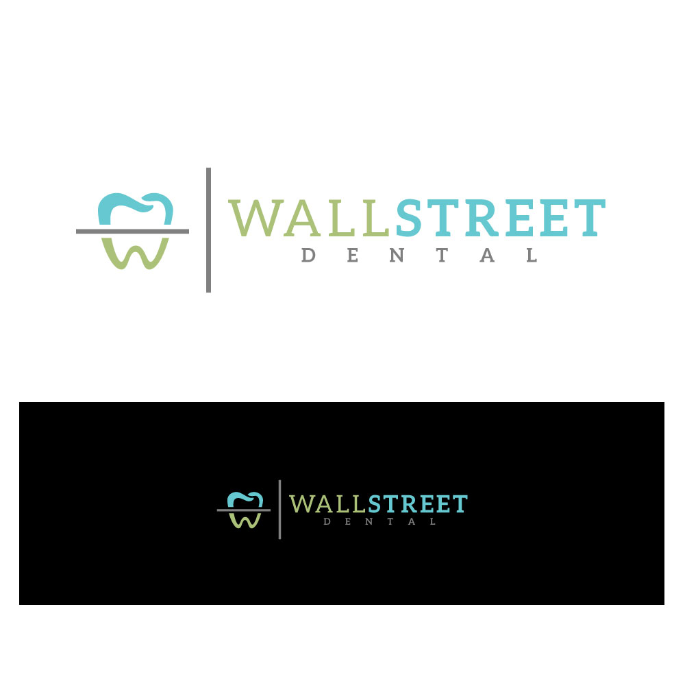 Logo Design by michellefrances for Wall Street Dental P.C. | Design #21609657
