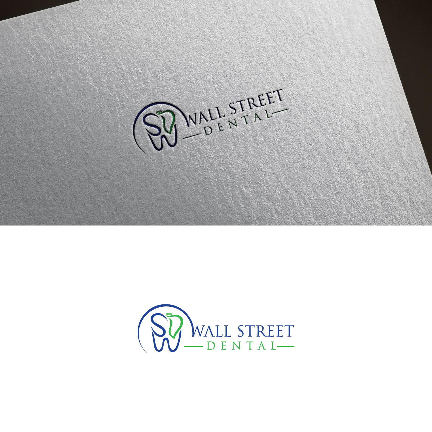 Logo Design by sankar999 for Wall Street Dental P.C. | Design #21595888