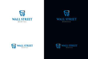 Logo Design by AbdullahDesigns™ for Wall Street Dental P.C. | Design: #21642646