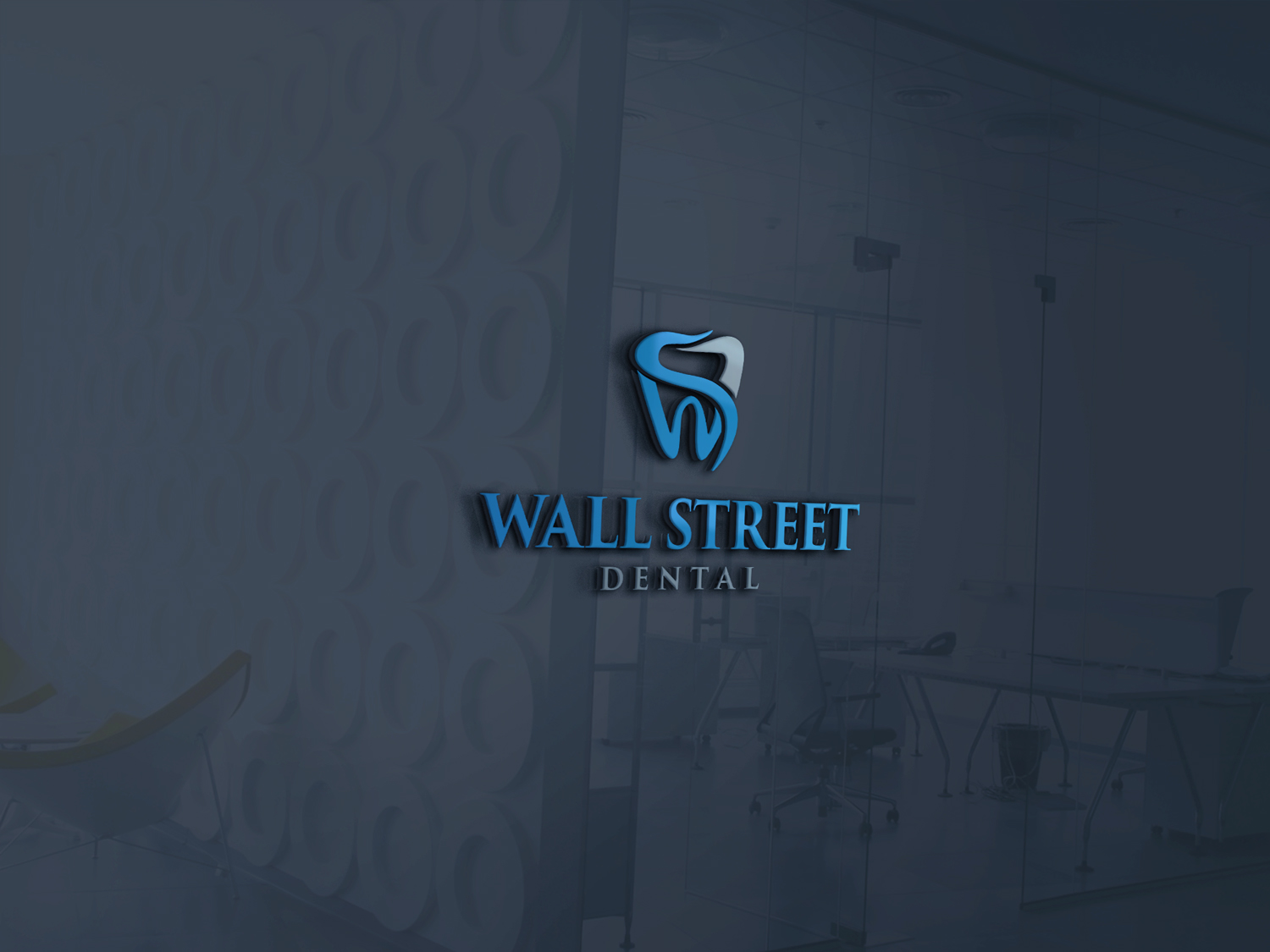 Logo Design by AbdullahDesigns™ for Wall Street Dental P.C. | Design #21642647