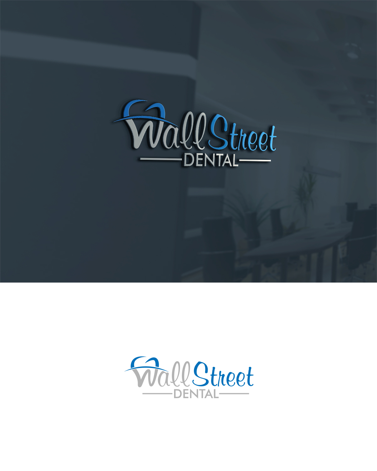 Logo Design by RedLine 3 for Wall Street Dental P.C. | Design #21596885