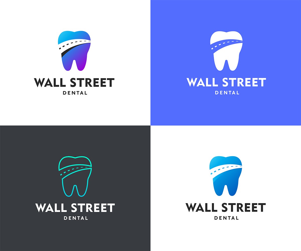 Logo Design by gauthama for Wall Street Dental P.C. | Design #21594811