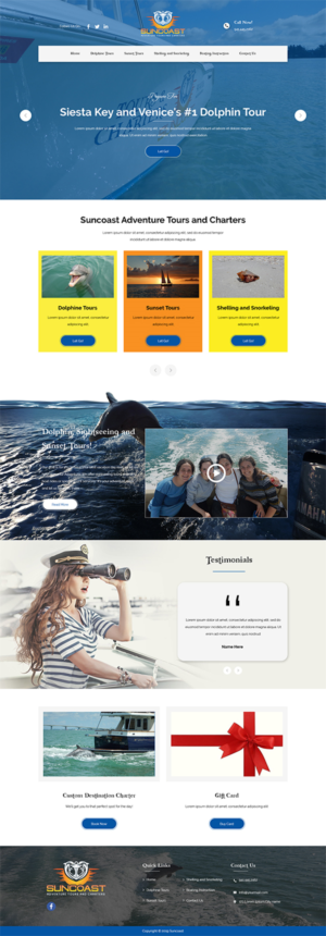 Suncoast Adventure Tours and Charters | Design Wordpress par Jarry199776