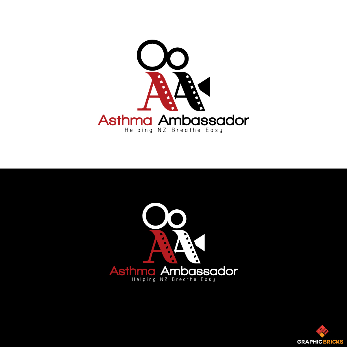 Logo Design by Graphic Bricks for Asthma NZ | Design #21604410