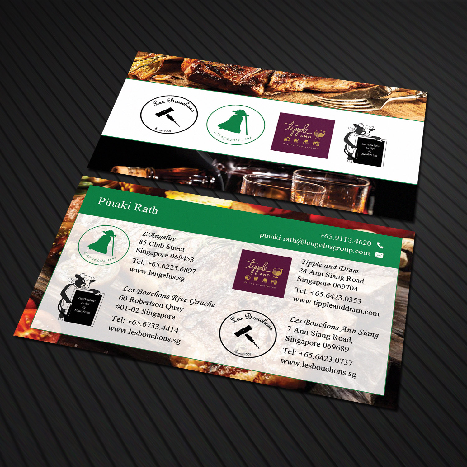 Business Card Design by Sandaruwan for L'Angelus group | Design #21606905