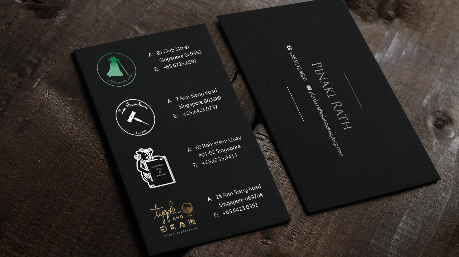 Business Card Design by Riz' for L'Angelus group | Design #21601295
