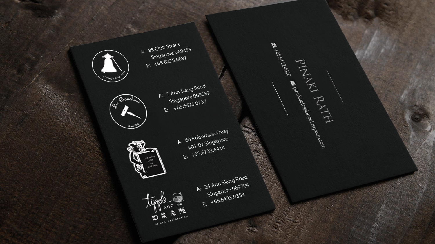 Business Card Design by Riz' for L'Angelus group | Design #21601305