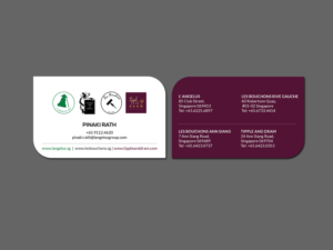 Business Card Design by Creations Box 2015 for L'Angelus group | Design: #21614140