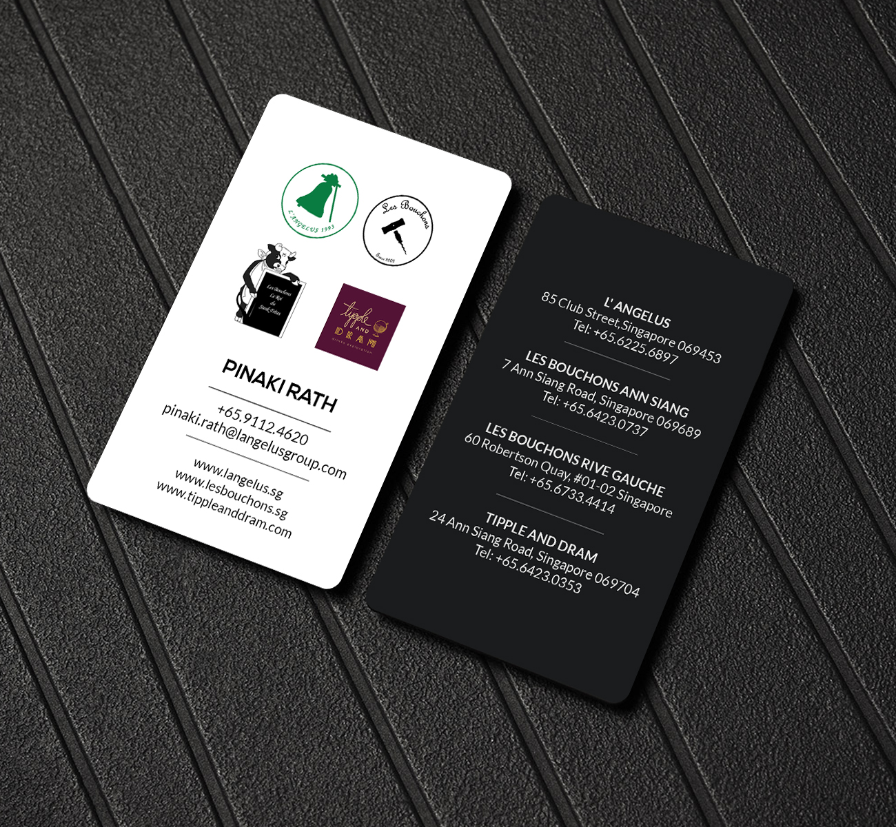 Diseño de Tarjeta de Presentación por Creations Box 2015 para L'Angelus group | Diseño #21614148