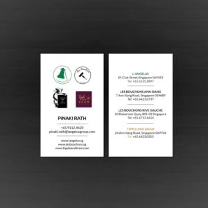 Business Card Design by Creations Box 2015 for L'Angelus group | Design: #21614150