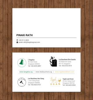 Business Card Design by chandrayaan.creative for L'Angelus group | Design: #21604352
