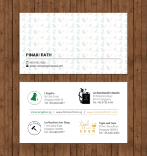 Business Card Design by chandrayaan.creative for L'Angelus group | Design: #21604357