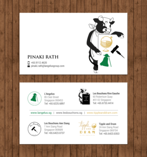 Business Card Design by chandrayaan.creative for L'Angelus group | Design: #21604358