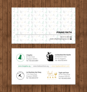 Diseño de Tarjeta de Presentación por chandrayaan.creative para L'Angelus group | Diseño: #21604369