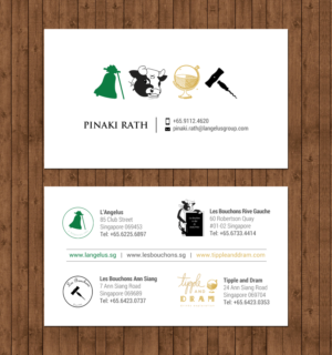 Diseño de Tarjeta de Presentación por chandrayaan.creative para L'Angelus group | Diseño: #21605531