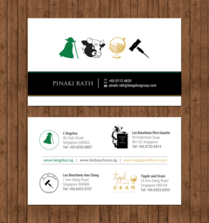 Diseño de Tarjeta de Presentación por chandrayaan.creative para L'Angelus group | Diseño: #21605532