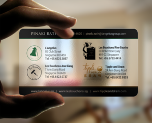 Business Card Design by chandrayaan.creative for L'Angelus group | Design: #21605547