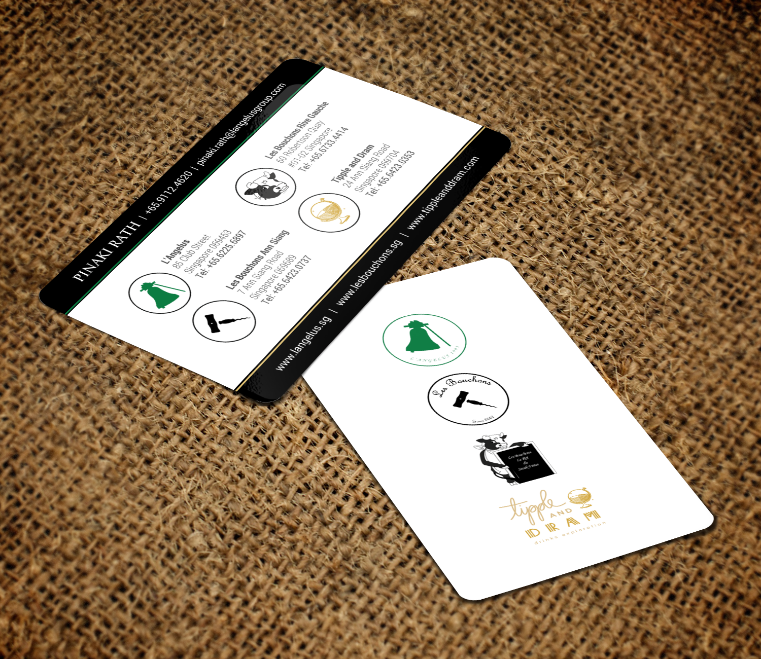 Diseño de Tarjeta de Presentación por chandrayaan.creative para L'Angelus group | Diseño #21605548