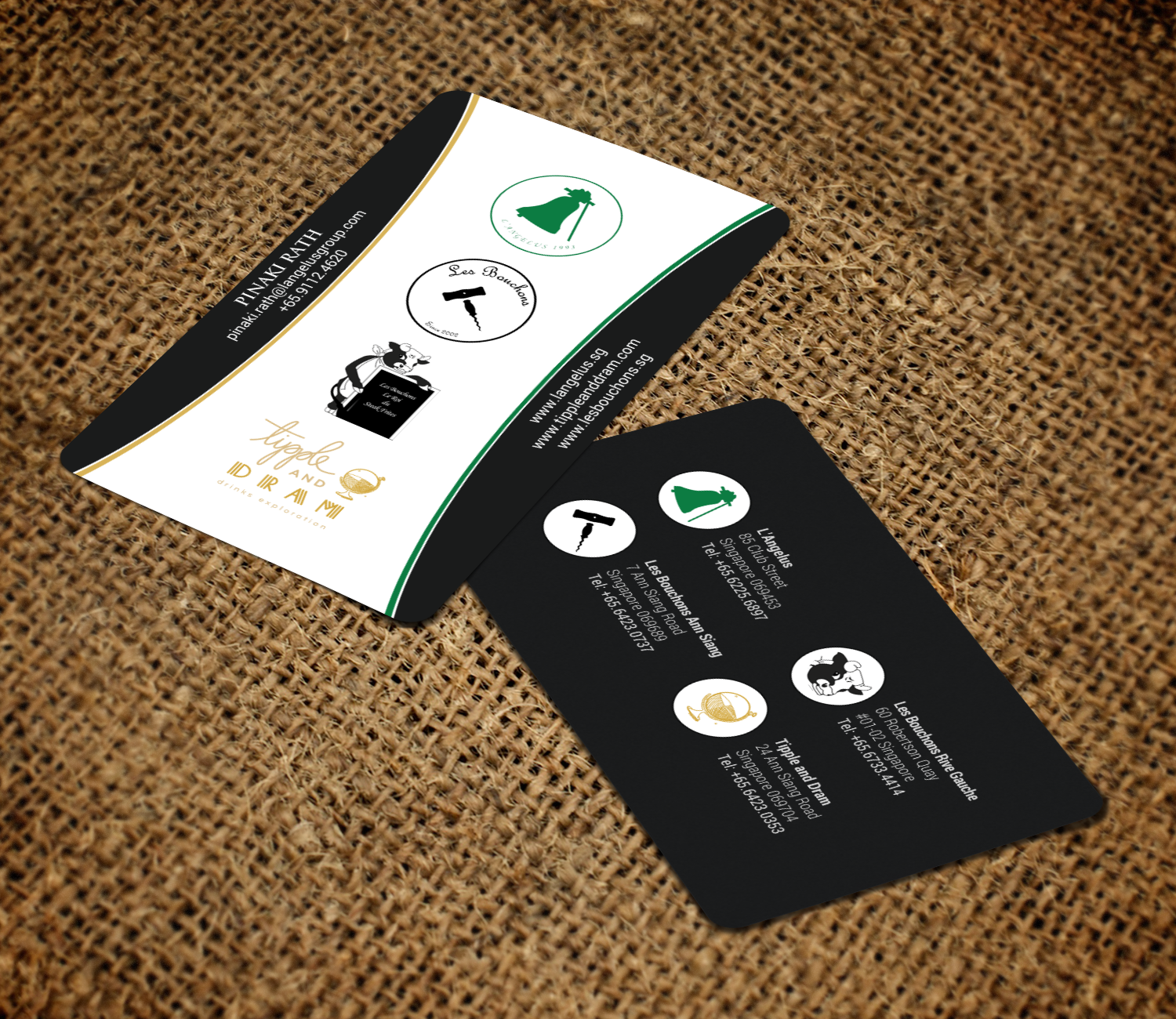 Diseño de Tarjeta de Presentación por chandrayaan.creative para L'Angelus group | Diseño #21605549