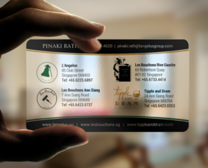 Business Card Design by chandrayaan.creative for L'Angelus group | Design: #21605550