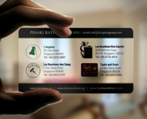 Business Card Design by chandrayaan.creative for L'Angelus group | Design: #21617436