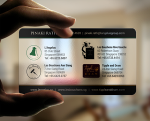 Business Card Design by chandrayaan.creative for L'Angelus group | Design: #21617437