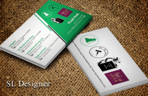 Design for a group involved in running bars and restaurants. They are all based in Singapore | Visitenkarten-Design von SL Designer