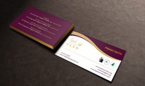 Design for a group involved in running bars and restaurants. They are all based in Singapore | Visitenkarten-Design von Tripti Ranjan Gain