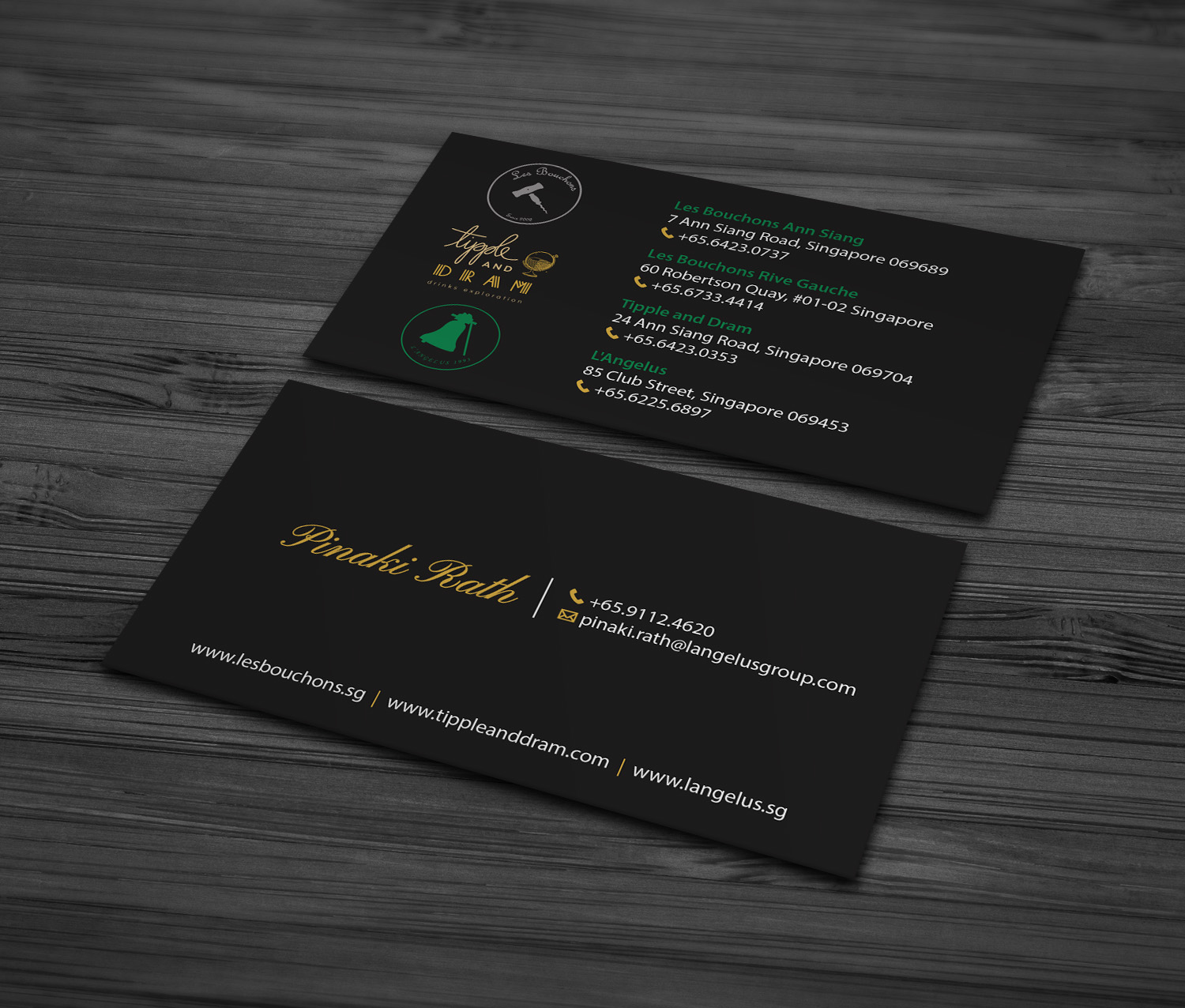 Visitenkarten-Design von MDesign für L'Angelus group | Design #21612305