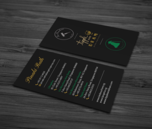 Design for a group involved in running bars and restaurants. They are all based in Singapore | Visitenkarten-Design von MDesign