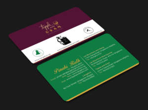 Design for a group involved in running bars and restaurants. They are all based in Singapore | Visitenkarten-Design von Bold Pixels
