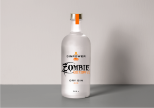 GINPOWER - A modern Gin Bottle Label | Label Design by Amduat Design