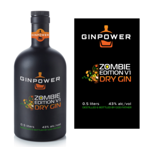 GINPOWER - A modern Gin Bottle Label | Label Design by at-as