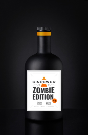 GINPOWER - A modern Gin Bottle Label | Label Design by vijaydz