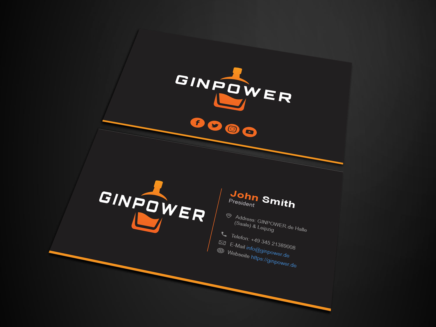 Business Card Design by HAKIMA 2 for VIVALINE Media Production | Design #21633264