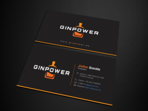 GINPOWER - Modern and Noble Business Card Design