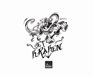 Get Kraken on a gray T-Shirt for my gym | Diseño de Camiseta por digitalpolo.com