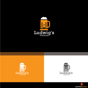 Ludwig's Gasthaus  | Diseño de Logo por Graphic Bricks