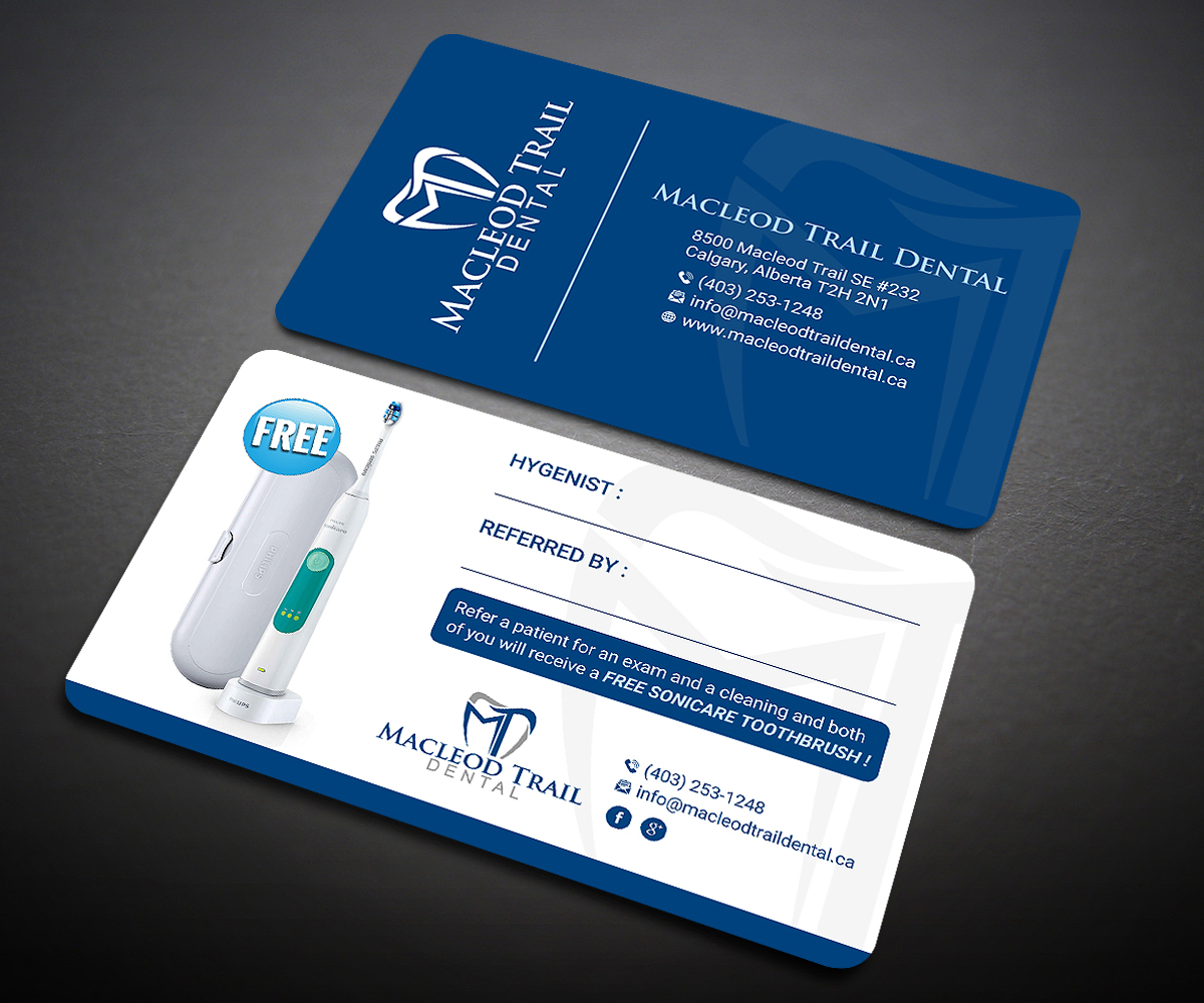 Business Card Design by Designers Hub for Macleod Trail Dental | Design #21602193