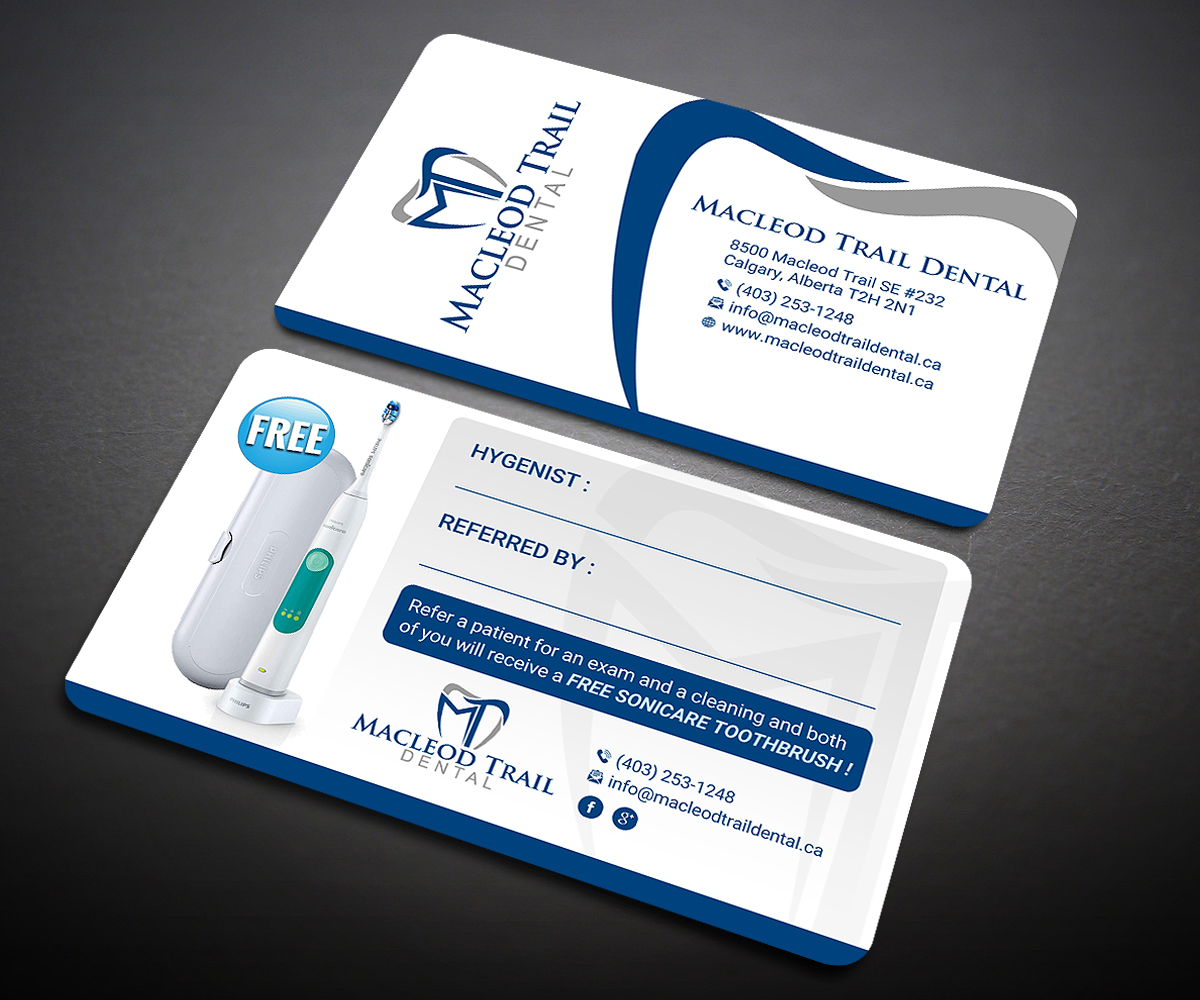 Visitenkarten-Design von Designers Hub für Macleod Trail Dental | Design #21602382