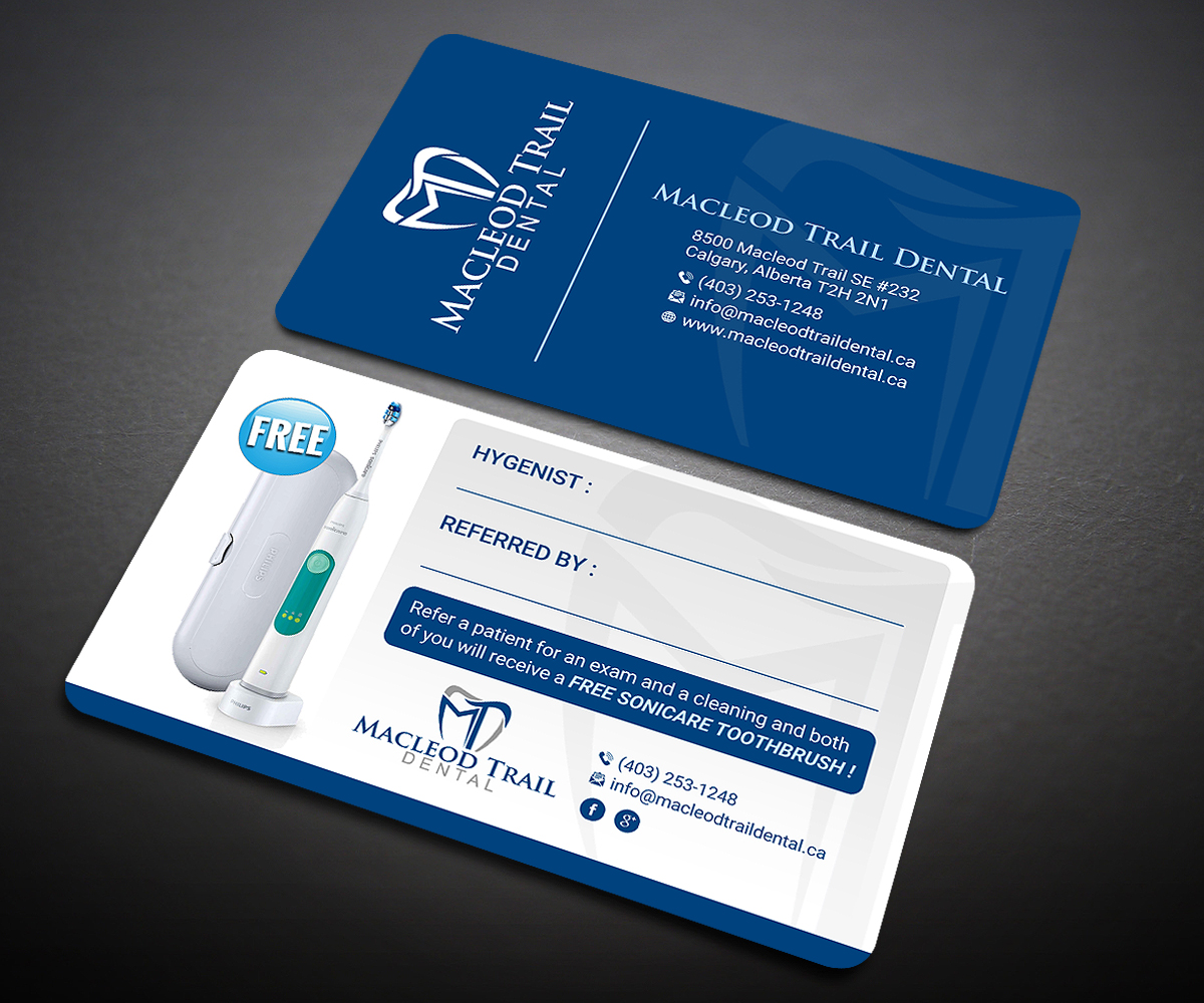Business Card Design by Designers Hub for Macleod Trail Dental | Design: #21602389