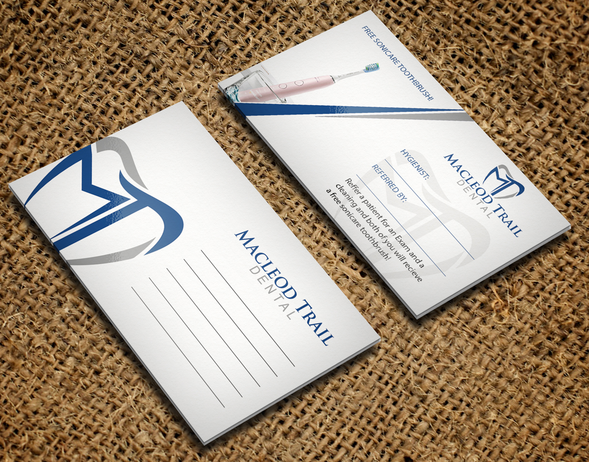 Business Card Design by Riz' for Macleod Trail Dental | Design #21605980