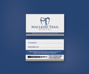 Dental Hygiene referral cards | Business Card Design by JK18