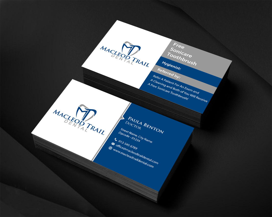 Diseño de Tarjeta de Presentación por Infinitive Technology para Macleod Trail Dental | Diseño #21602932