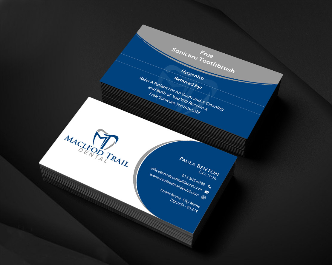 Design de Carte de Visite par Infinitive Technology pour Macleod Trail Dental | Design #21602940